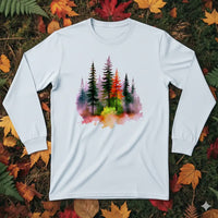 Load image into Gallery viewer, Autumn Pines Unisex Longsleeve Tee
