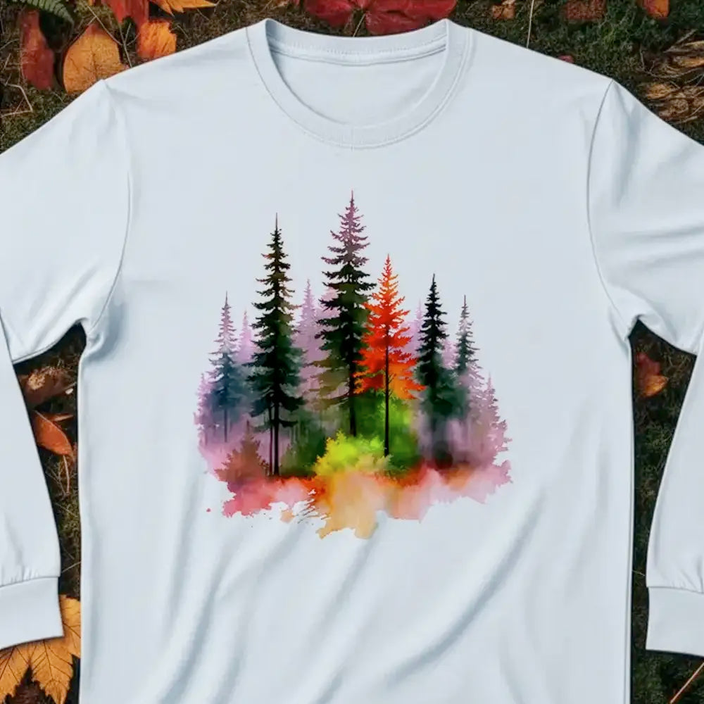 Autumn Pines Unisex Longsleeve Tee