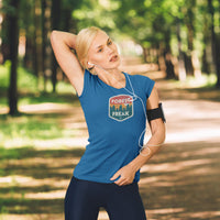 Load image into Gallery viewer, Forest Freak Badge (Red/Orange/Green) - Women&#39;s Tee
