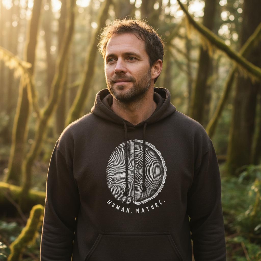 Human / Nature Unisex Pullover Hoodie | Forest Freak