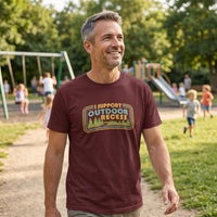 Load image into Gallery viewer, I Support Outdoor Recess Unisex Tee